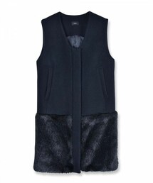 NINE | NINE フェイクファーベスト(その他アウター)