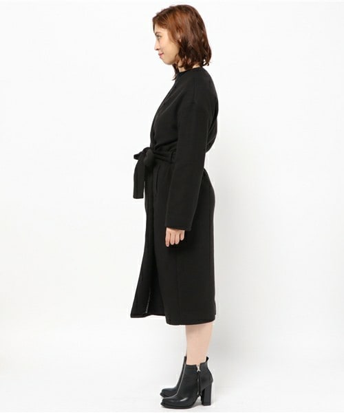 archives（アルシーヴ）の「起毛ニットガウンコート（その他アウター・レディース・ブラック/グレー/ベージュ・MEDIUM）」の5枚目の写真