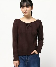 archives | ワイドリブレースアップニット(ニット/セーター)