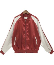 Dailyabout | バイカラースカジャン(P0000VUE)(スタジャン)