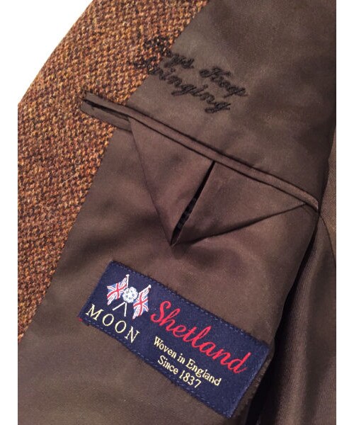 TEDDY（テディ）の「DYLAN JACKET MOON TWEED BROWN（テーラードジャケット・メンズ・その他）」の3枚目の写真