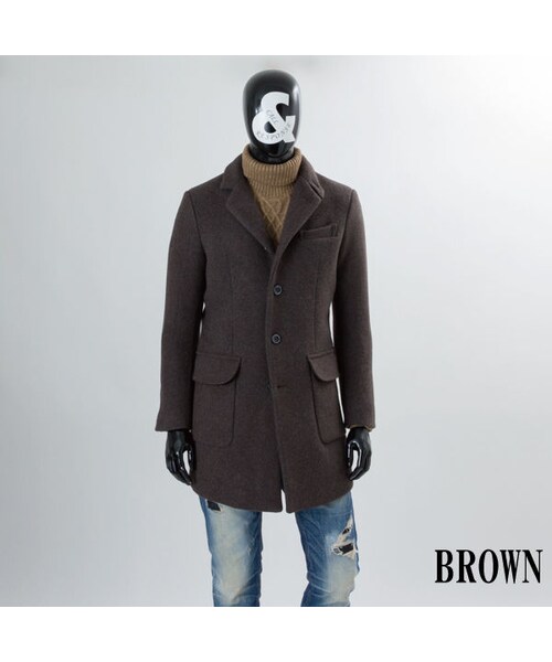 CALL&RESPONSE（コールアンドレスポンス）の「メルトンチェスターコート/ＣＡＬＬ＆ＲＥＳＰＯＮＳＥ　162-1102-15（チェスターコート・メンズ・その他）」の4枚目の写真