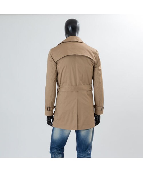 CALL&RESPONSE（コールアンドレスポンス）の「ラスト1点【シンサレートで薄いのに暖かい】ライナーイン　ストレッチトレンチコート  /  ＣＡＬＬ＆ＲＥＳＰＯＮＳＥ　/ 162-1102-03（トレンチコート・メンズ・その他）」の2枚目の写真