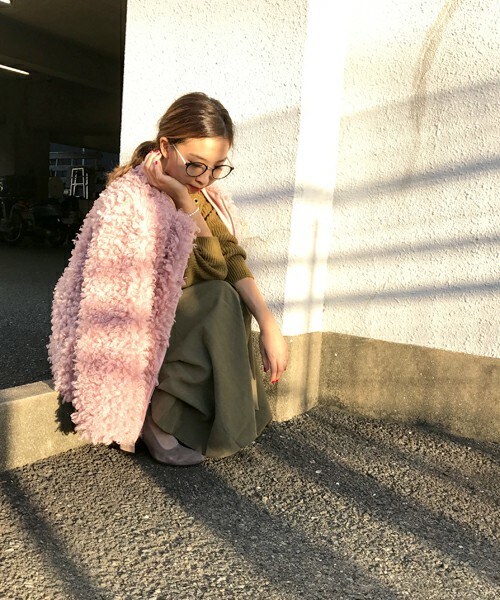 Bab Bou Jeloud(バブブージュルード)の「【Bab】プードルファーコート(ブルゾン・レディース・ホワイト/モカ/ピンク・FREE)」の22枚目の写真