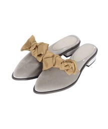 merry jenny | ベロアリボンフラットシューズ(シューズ)