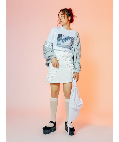 merry jenny（メリージェニー）の「ハラコベルトサンダル（シューズ・レディース・ブラック/レッド/ベージュ・S/M/L）」の6枚目の写真