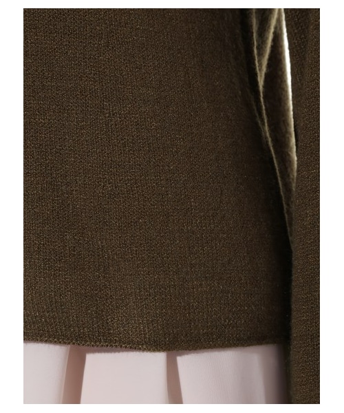 SNIDEL(スナイデル)の「オープンショルダーニットプルオーバー(ニット・レディース・IVR/KKI/BLK・F)」の11枚目の写真