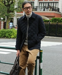 MEN'S BIGI | キルティングジャケット/ビジネス&カジュアル兼用(ダウンジャケット/コート)