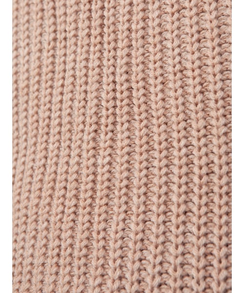 w closet（ダブルクローゼット）の「片畦編みタートルネックニット（トップス・レディース・エクリュ/グレー/ピンクベージュ・FREE）」の11枚目の写真