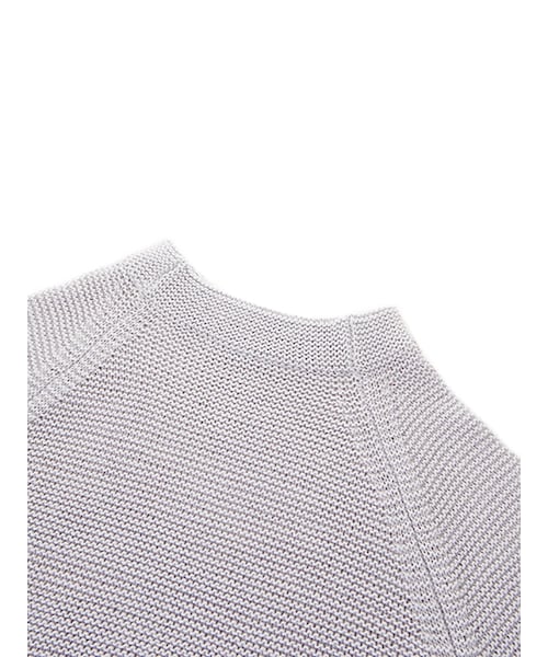 w closet（ダブルクローゼット）の「ガーター編みボトルネックニット（トップス・レディース・オフホワイト/Lグレー/Dピンク・FREE）」の7枚目の写真