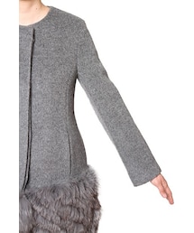 GRACE CONTINENTAL（グレースコンチネンタル）の「ノーカラーファー