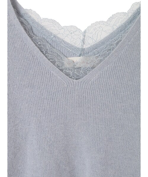 31 Sons de mode（トランテアン　ソン　ドゥ　モード）の「《予約アイテム》（トップス・レディース・オフホワイト/ネイビー/サックスブルー・36）」の6枚目の写真