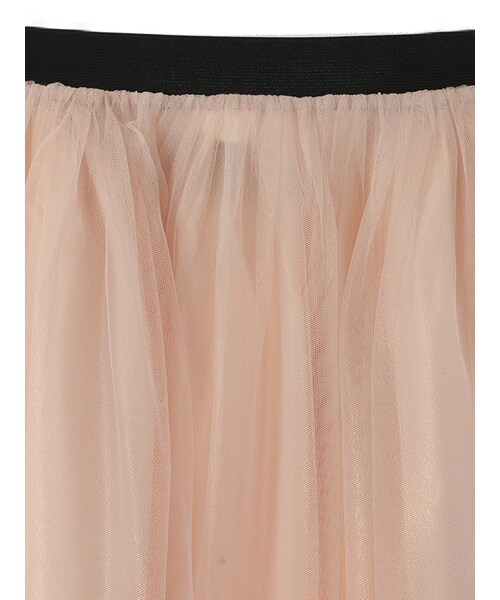 31 Sons de mode（トランテアン　ソン　ドゥ　モード）の「≪新作≫ラメチュールミディ丈スカート《予約アイテム》（スカート・レディース・ベージュ/ブラウン・36）」の6枚目の写真