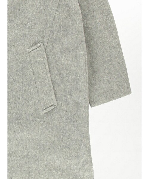 koe（コエ）の「ロングスリットチェスターコート（ジャケット/アウター・レディース・ライトグレー・S/M/L）」の6枚目の写真
