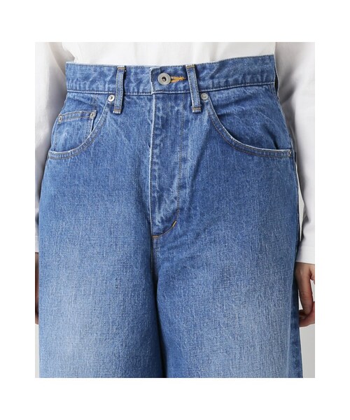 JOURNAL STANDARD（ジャーナルスタンダード）の「12.75ozオールドデニムワイド5ポケットパンツ（パンツ・ネイビー/ブルー・36/38/40）」の9枚目の写真