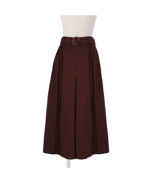 an another angelus（アンアナザーアンジェラス）の「ベルト付きプリーツワイドパンツ/an another angelus（その他パンツ・レディース・その他）」の3枚目の写真