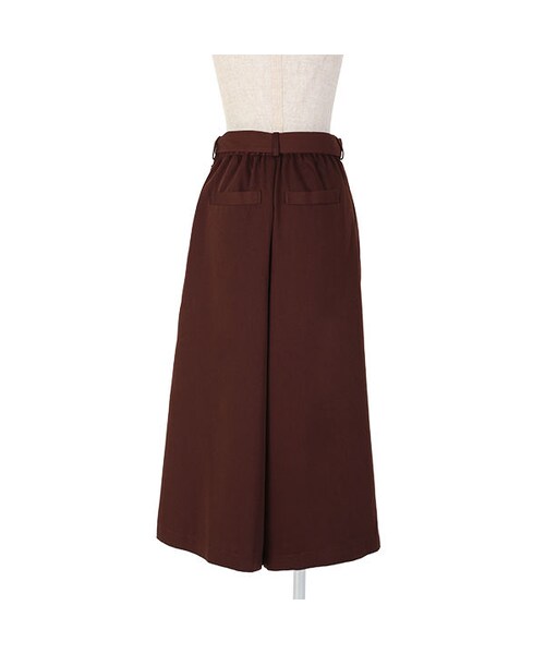 an another angelus（アンアナザーアンジェラス）の「ベルト付きプリーツワイドパンツ/an another angelus（その他パンツ・レディース・その他）」の4枚目の写真