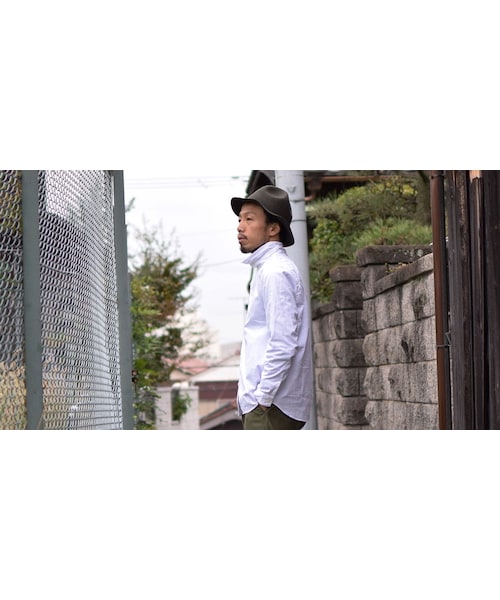 nisica（ニシカ）の「【完売御礼】nisica  TURTLE NECK SHIRT WHT ニシカ タートルネックシャツ ホワイト（シャツ/ブラウス・メンズ・その他）」の3枚目の写真