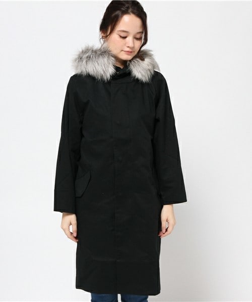 archives（アルシーヴ）の「ライナー付きモッズコート（モッズコート・レディース・ブラック/グレー/カーキ・MEDIUM）」の4枚目の写真