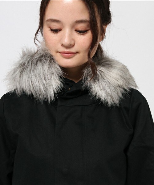 archives（アルシーヴ）の「ライナー付きモッズコート（モッズコート・レディース・ブラック/グレー/カーキ・MEDIUM）」の7枚目の写真