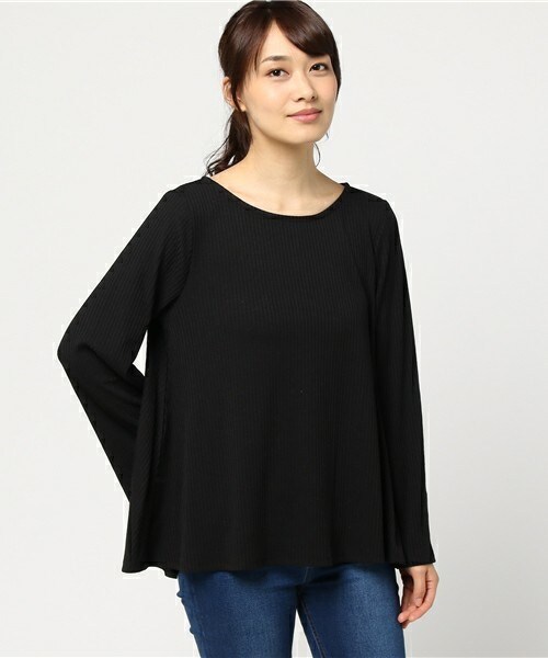 archives（アルシーヴ）の「【ZOZOTOWN限定】ワイドスリーブトップス（Tシャツ/カットソー・レディース・ブラック/モカ/キャメル・MEDIUM）」の11枚目の写真