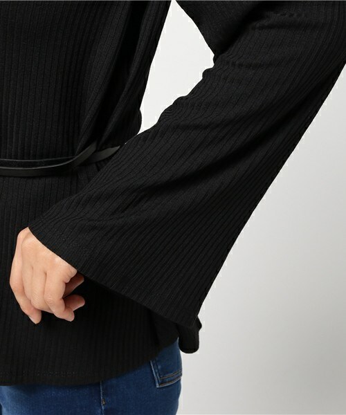 archives（アルシーヴ）の「【ZOZOTOWN限定】ワイドスリーブトップス（Tシャツ/カットソー・レディース・ブラック/モカ/キャメル・MEDIUM）」の7枚目の写真