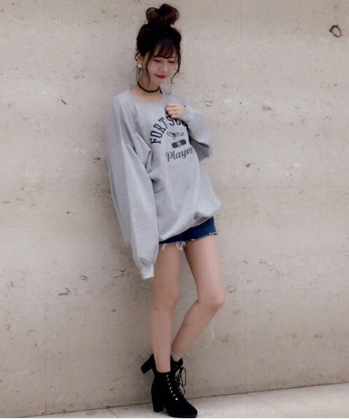 archives(アルシーヴ)の「【ZOZOTOWN限定】 used加工裏起毛トレーナー(Tシャツ/カットソー・レディース・ブラック/グレー/ワイン・MEDIUM)」の17枚目の写真