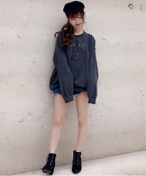 archives(アルシーヴ)の「【ZOZOTOWN限定】 used加工裏起毛トレーナー(Tシャツ/カットソー・レディース・ブラック/グレー/ワイン・MEDIUM)」の19枚目の写真