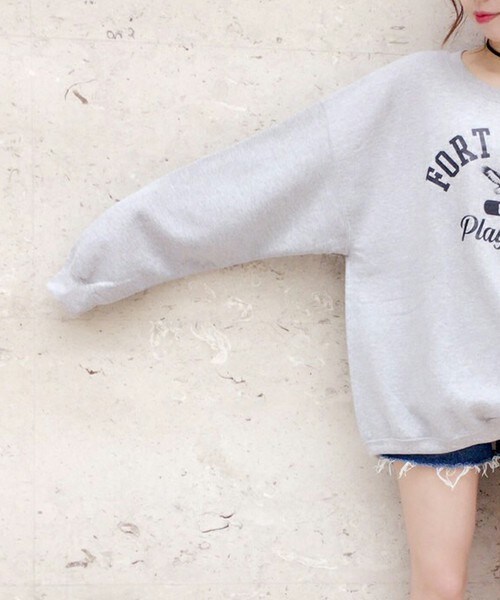 archives(アルシーヴ)の「【ZOZOTOWN限定】 used加工裏起毛トレーナー(Tシャツ/カットソー・レディース・ブラック/グレー/ワイン・MEDIUM)」の12枚目の写真