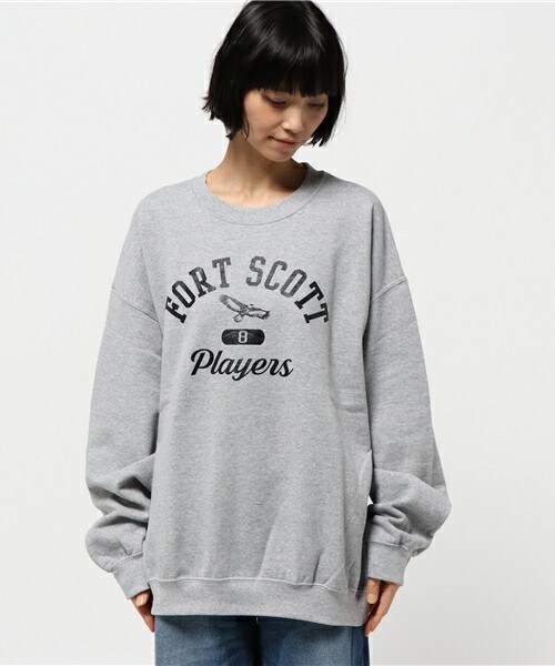 archives(アルシーヴ)の「【ZOZOTOWN限定】 used加工裏起毛トレーナー(Tシャツ/カットソー・レディース・ブラック/グレー/ワイン・MEDIUM)」の4枚目の写真