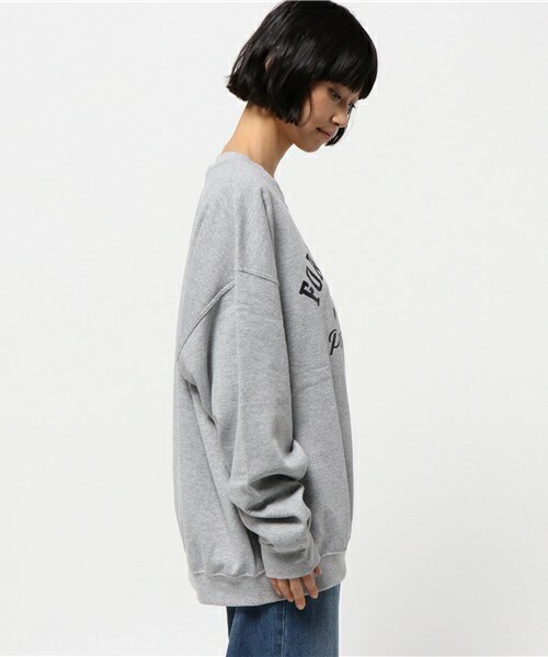archives(アルシーヴ)の「【ZOZOTOWN限定】 used加工裏起毛トレーナー(Tシャツ/カットソー・レディース・ブラック/グレー/ワイン・MEDIUM)」の5枚目の写真