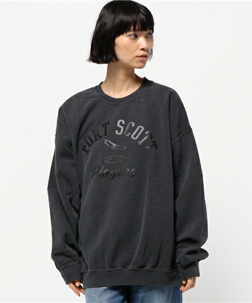 archives(アルシーヴ)の「【ZOZOTOWN限定】 used加工裏起毛トレーナー(Tシャツ/カットソー・レディース・ブラック/グレー/ワイン・MEDIUM)」の15枚目の写真