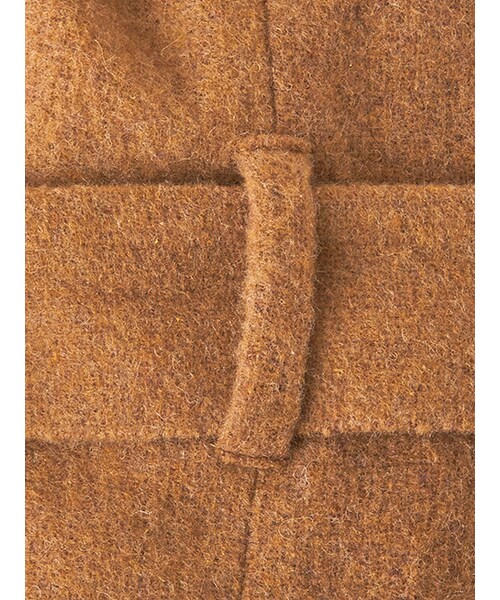 w closet（ダブルクローゼット）の「ウールベルト付ガウンコート（ジャケット/アウター・レディース・キナリ/キャメル/グレー・FREE）」の10枚目の写真