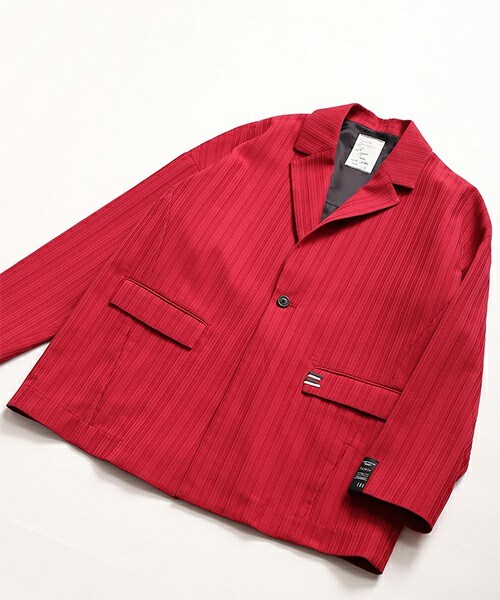 SHAREEF（シャリーフ）の「【3月入荷予定】SHADOW STRIPE LOOSE JK  