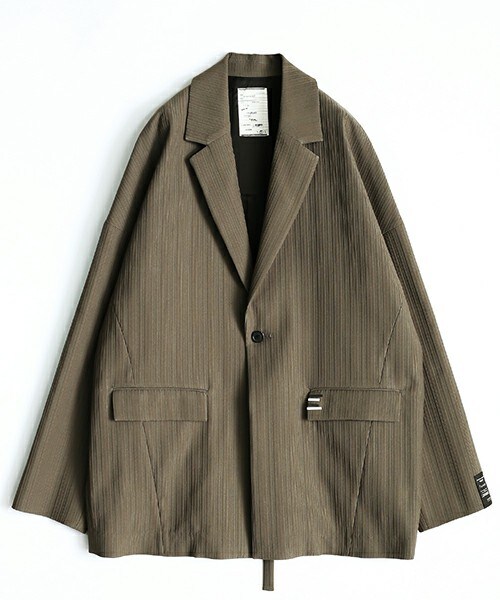 SHAREEF（シャリーフ）の「【3月入荷予定】SHADOW STRIPE LOOSE JK  