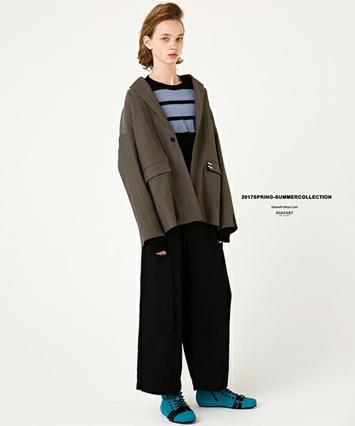 SHAREEF（シャリーフ）の「【3月入荷予定】SHADOW STRIPE LOOSE JK  