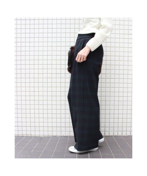 FRAMeWORK（フレームワーク）の「≪予約≫WIDE パンツ◆（パンツ・ブラウン/ネイビー・34/36/38/40）」の22枚目の写真