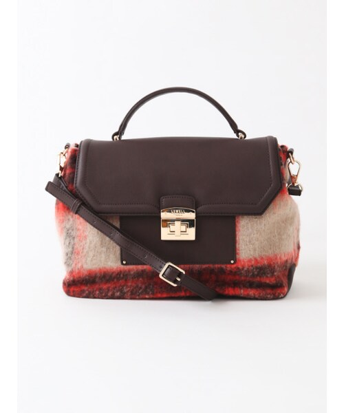 LOWELL things（ロウェル　シングス）の「ウールコンビドクターBAG（ショルダーバッグ・レディース・BLK/OR/LEO・F）」の11枚目の写真