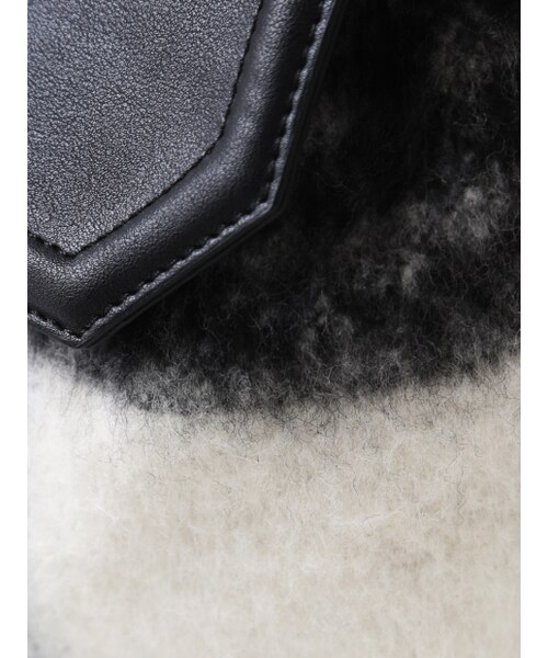 LOWELL things（ロウェル　シングス）の「ウールコンビドクターBAG（ショルダーバッグ・レディース・BLK/OR/LEO・F）」の9枚目の写真