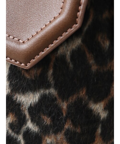 LOWELL things（ロウェル　シングス）の「ウールコンビドクターBAG（ショルダーバッグ・レディース・BLK/OR/LEO・F）」の10枚目の写真