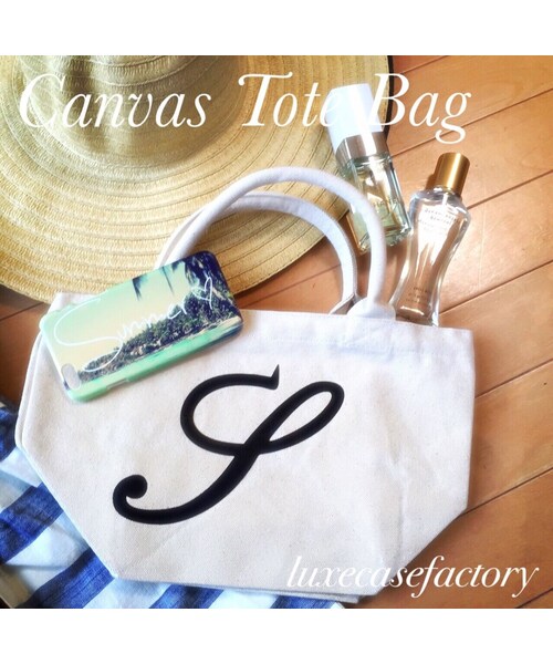 No Brand ノーブランド の 即納 限定発売 大人気イニシャル キャンバストートバッグ シンプル ランチバッグ 手下げ マザーズバッグ 大人気商品 上質素材 サブバッグ 限定品 ｌｕxe トートバッグ Wear