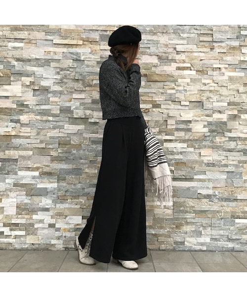 copine（コピン）の「★再入荷★大人可愛いサイドスリットスウェットワイドパンツ(3color）（その他パンツ・レディース・その他）」の12枚目の写真