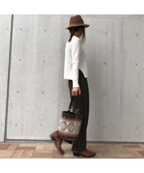 copine（コピン）の「★再入荷★大人可愛いサイドスリットスウェットワイドパンツ(3color）（その他パンツ・レディース・その他）」の2枚目の写真