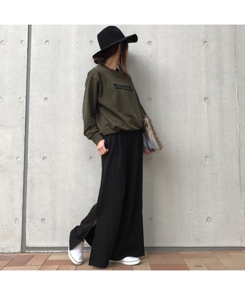 copine（コピン）の「★再入荷★大人可愛いサイドスリットスウェットワイドパンツ(3color）（その他パンツ・レディース・その他）」の10枚目の写真