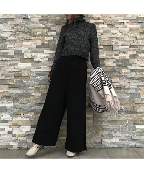 copine（コピン）の「★再入荷★大人可愛いサイドスリットスウェットワイドパンツ(3color）（その他パンツ・レディース・その他）」の14枚目の写真