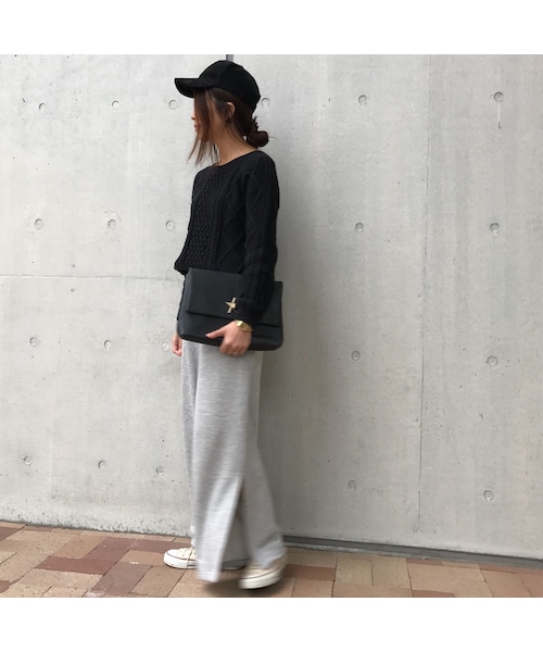 copine（コピン）の「★再入荷★大人可愛いサイドスリットスウェットワイドパンツ(3color）（その他パンツ・レディース・その他）」の6枚目の写真