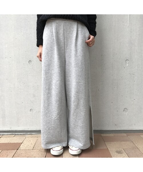 copine（コピン）の「★再入荷★大人可愛いサイドスリットスウェットワイドパンツ(3color）（その他パンツ・レディース・その他）」の15枚目の写真
