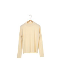 ehka sopo | カシミヤタッチリブハイネック(トップス)