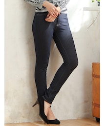 Honeys | 暖デニム調スキニー７０丈(パンツ)