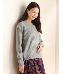 Honeys | 重ねＶプルオーバー(トップス)